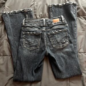 SOLD BKE buckle dark wash bootcut  girls jeans